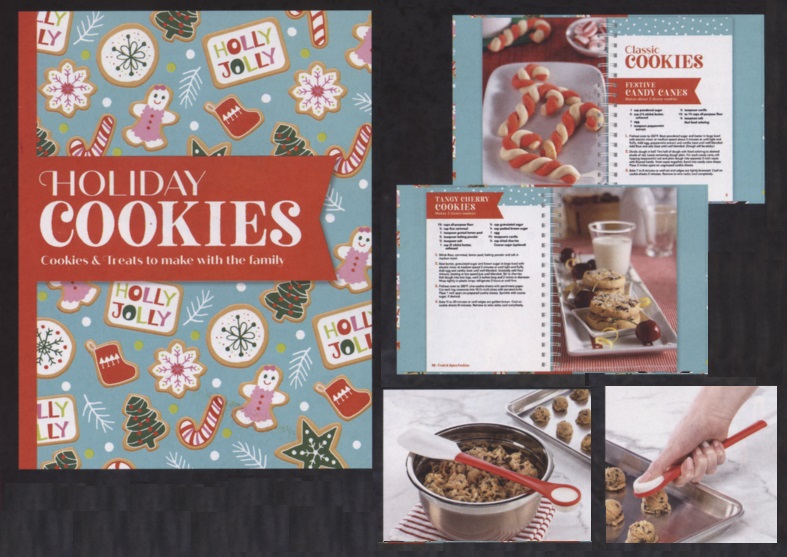 #M2701 Holiday Cookies Cookbook w/Free Cookie Spatula & Scoop 
