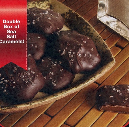 #M5225 Double Box Dark Chocolate Sea Salt Caramels 