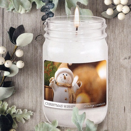 #M6317 Christmas Wishes 12oz Jar Candle