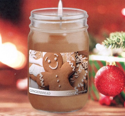 #M6319 Gingerbread 12oz Jar Candle 