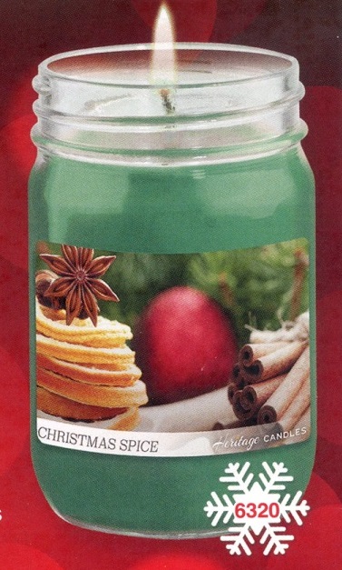 #M6320 Christmas Spice 12oz Jar Candle 