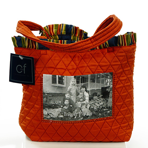 #M7022 Picture Tote Glazed Ginger