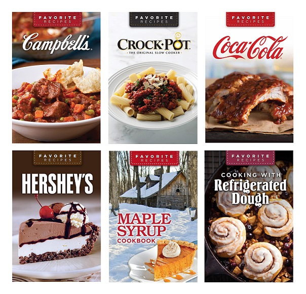 #M2772 Branded Cookbooks Set of 6